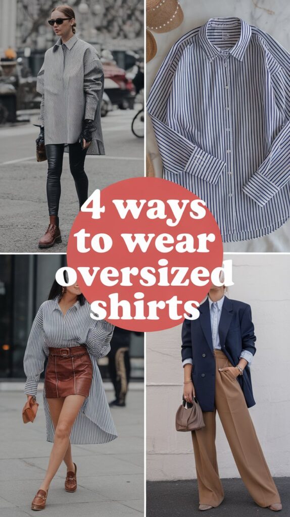 How To Style Oversized Shirts Like A Fashion Blogger 2 How To Style Oversized Shirts Like A Fashion Blogger