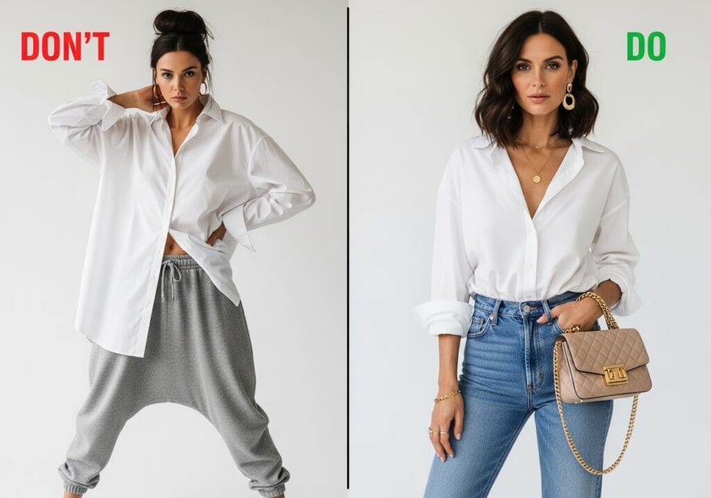 How To Style Oversized Shirts Like A Fashion Blogger 25 How To Style Oversized Shirts Like A Fashion Blogger