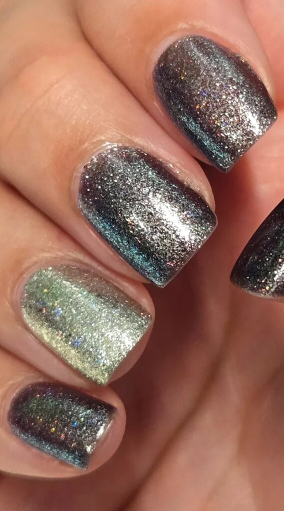 How To Remove Glitter Nail Polish Without Damage 3 Glitter Nails Silver Black