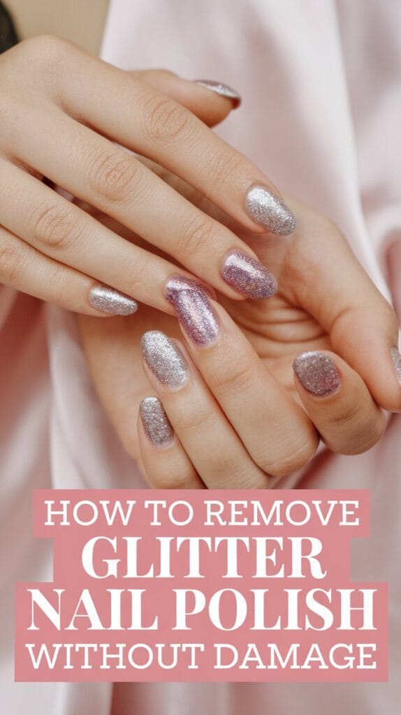 How To Remove Glitter Nail Polish Without Damage 2 How To Remove Glitter Nail Polish Without Damage