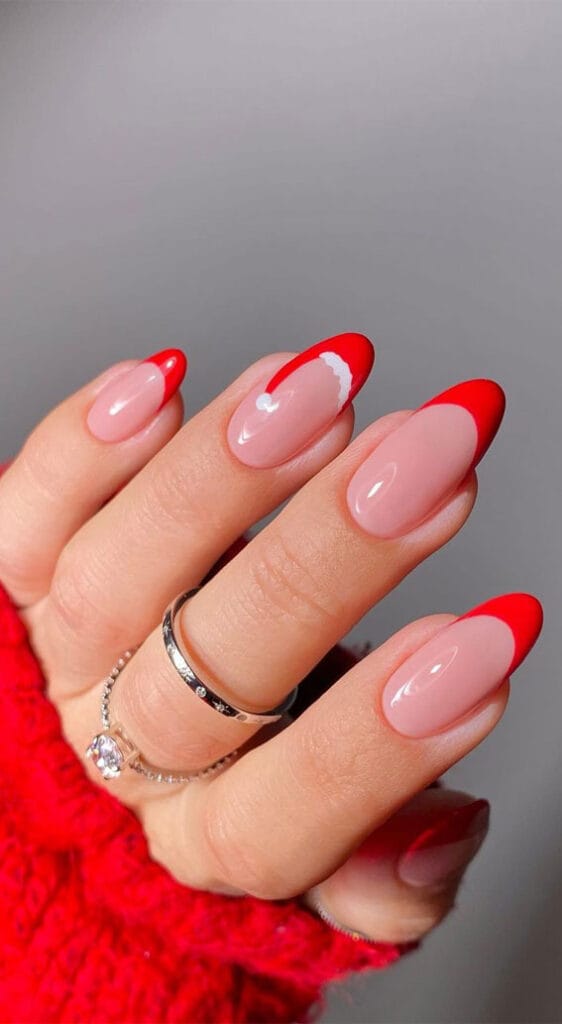25+ Red Christmas Nails That'Ll Make You Feel Festive Af 9 Red Christmas Nails 1